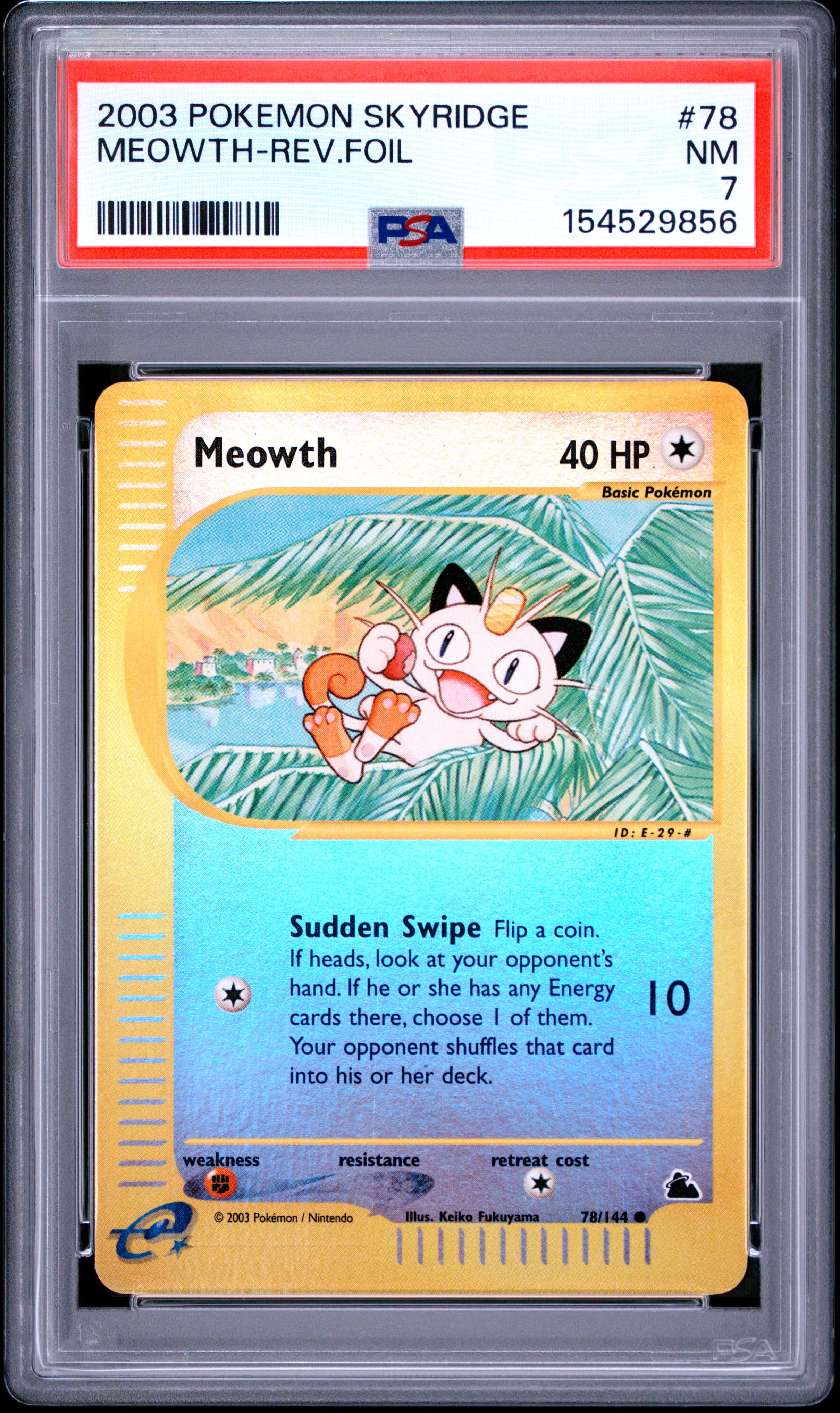 Meowth-Reverse Foil