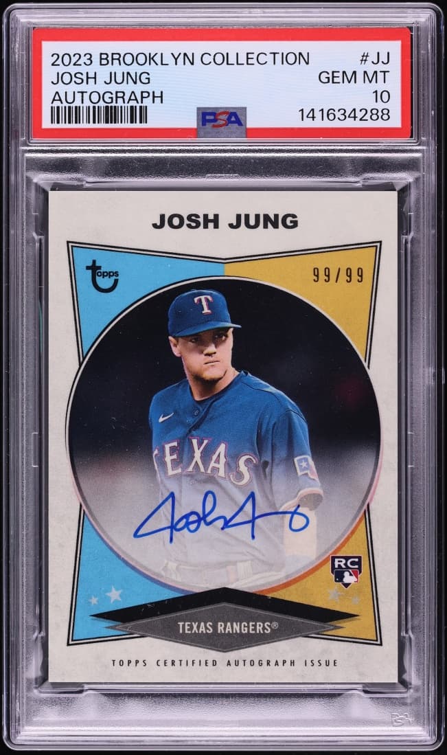 Topps Brooklyn Collection Josh Jung ROOKIE AUTO 99/99 #AC-JJ