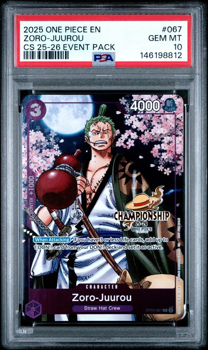2025 #067 Zoro-Juurou PSA 10 One