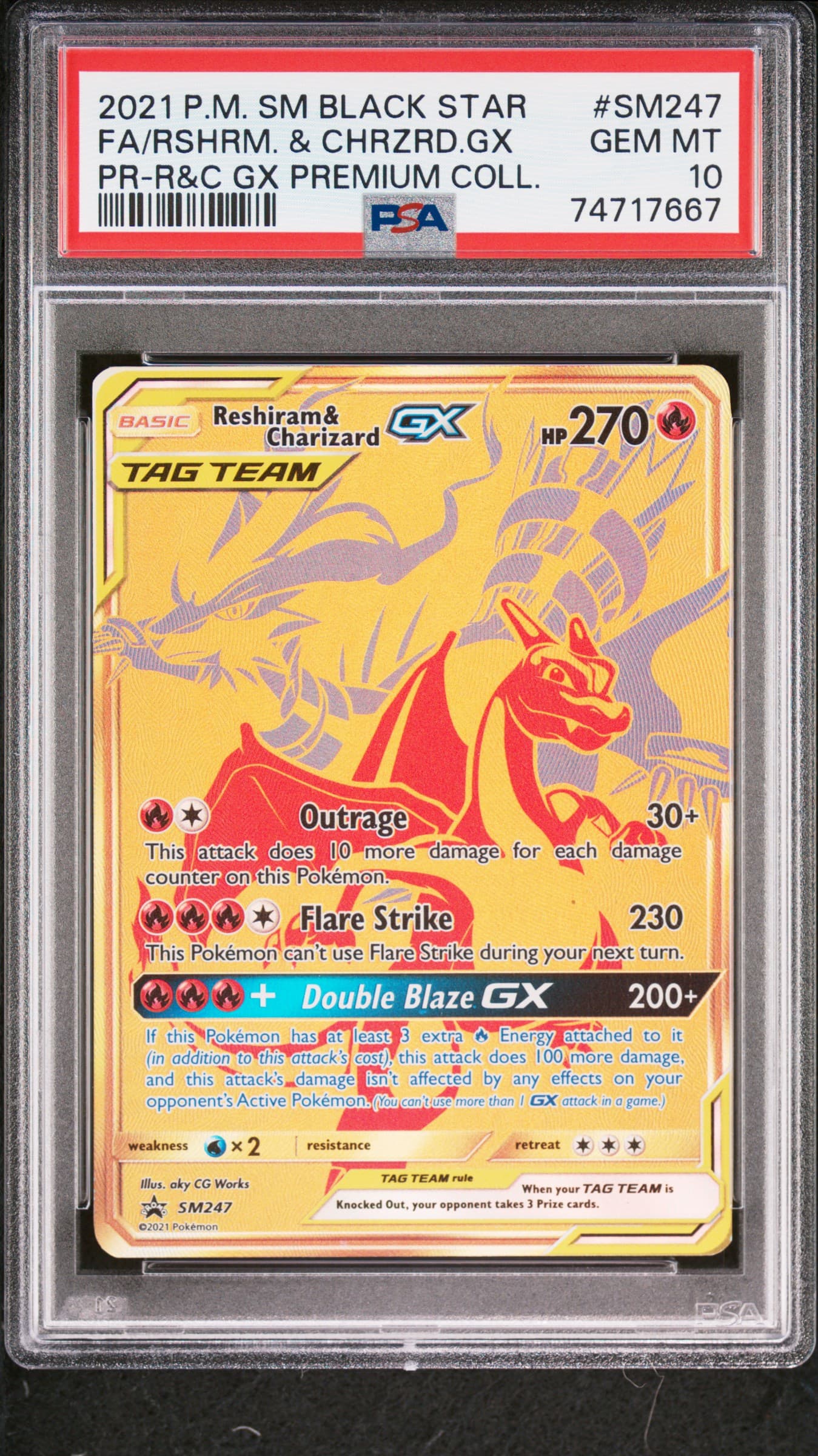 Full Art/Reshiram & Charizard GX