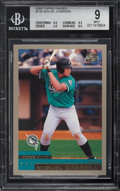 Topps Traded Miguel Cabrera ROOKIE #T40