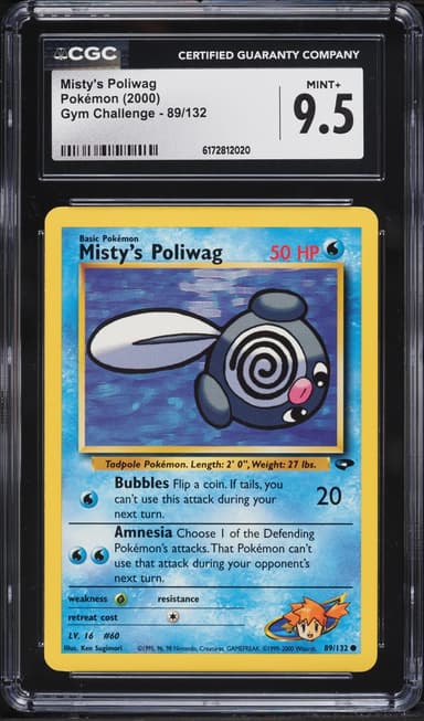 Pokemon Gym Challenge Misty's Poliwag #89