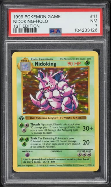 Nidoking-Holo 1st Edition