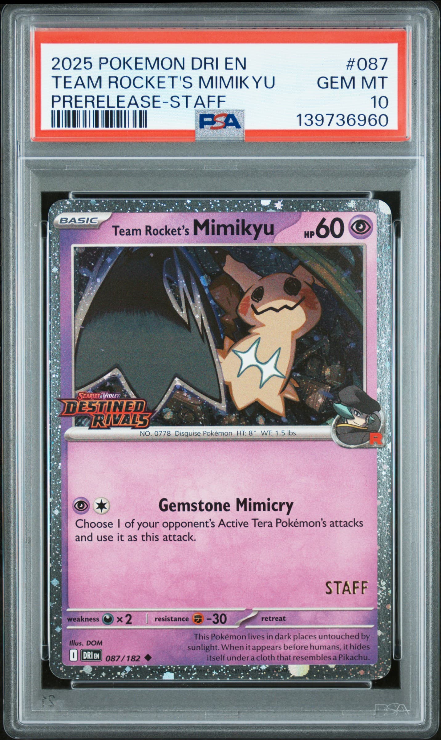 Team Rocket's Mimikyu