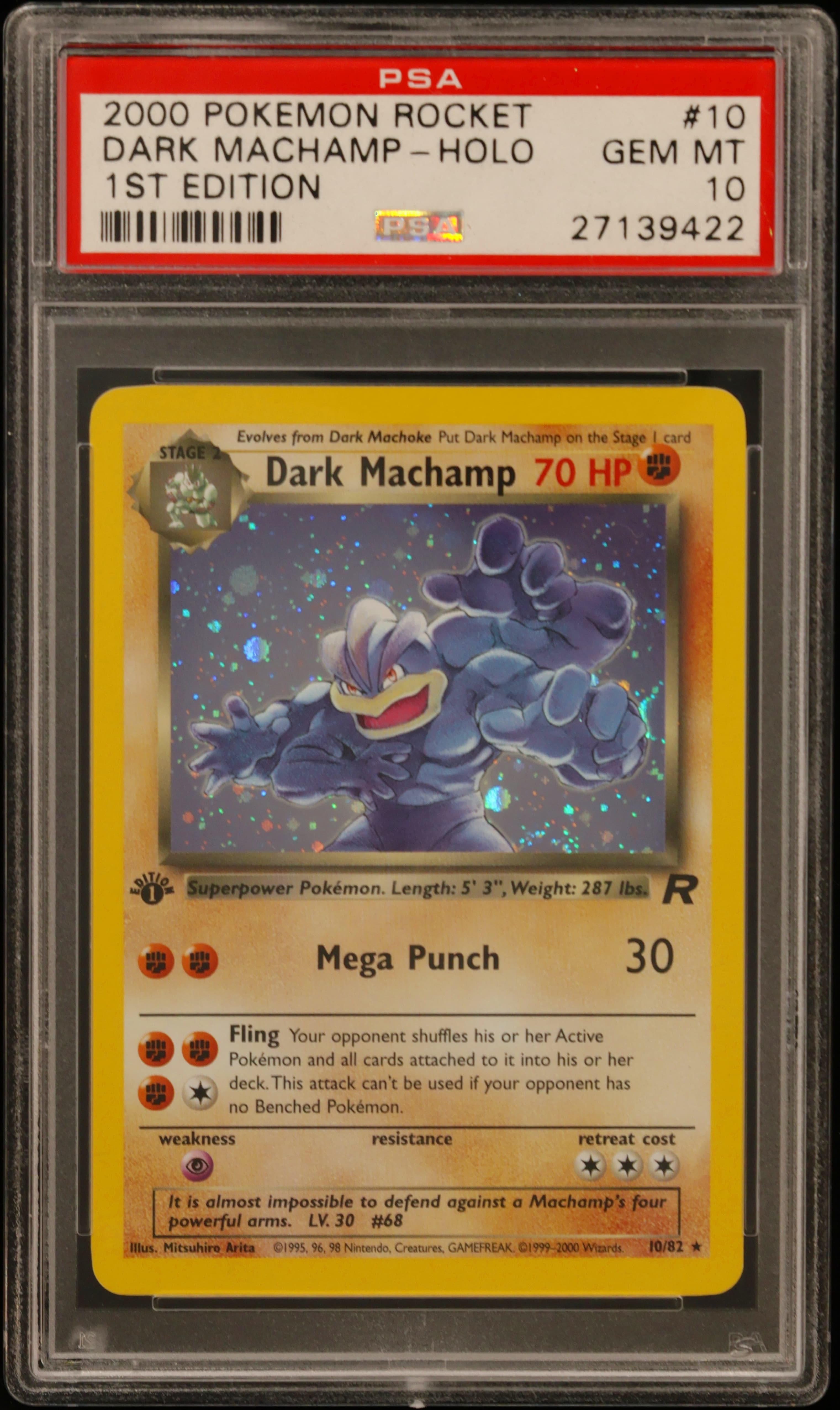 Dark Machamp-Holo 1st Edition