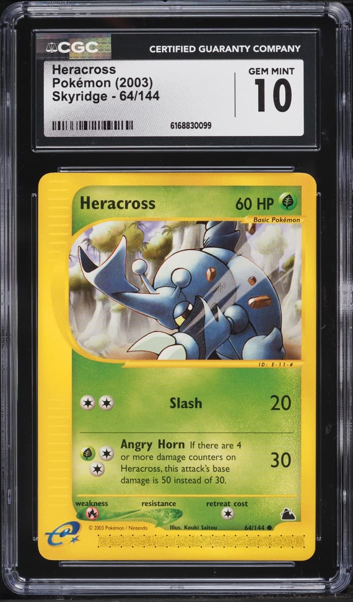 Pokemon Skyridge Heracross #64
