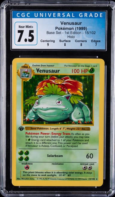 Venusaur-Holo 1st Edition