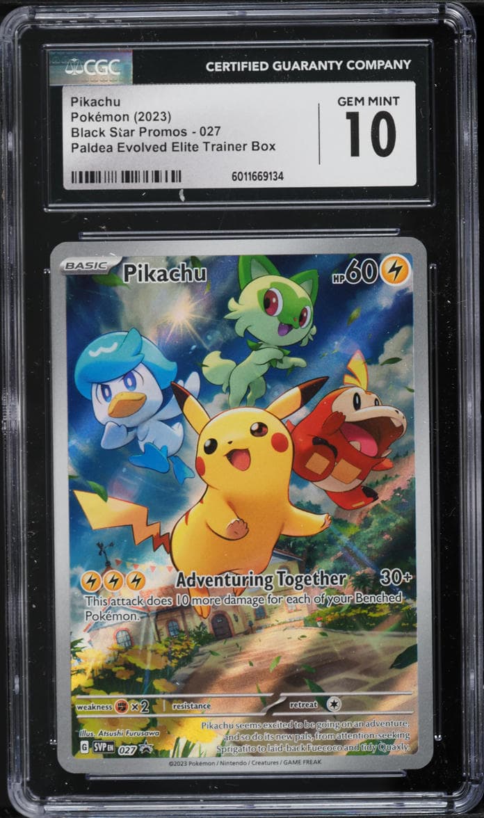 Pokemon Scarlet & Violet Promo Paldea Evolved ETB Pikachu #27