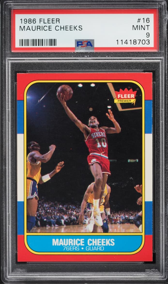 Fleer Basketball Maurice Cheeks #16