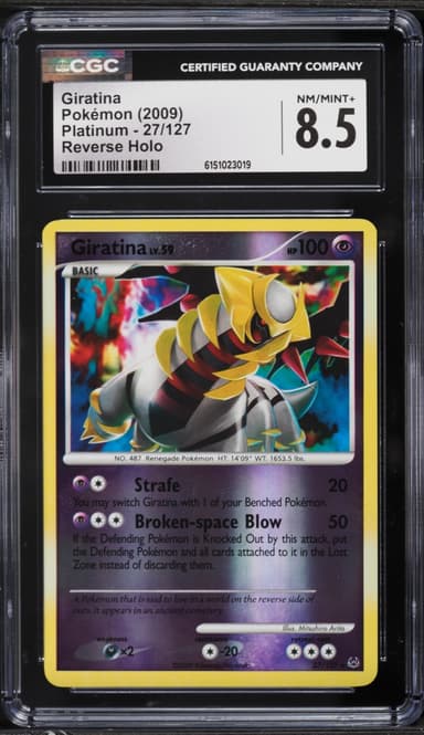 Pokemon Platinum Reverse Holo Giratina #27