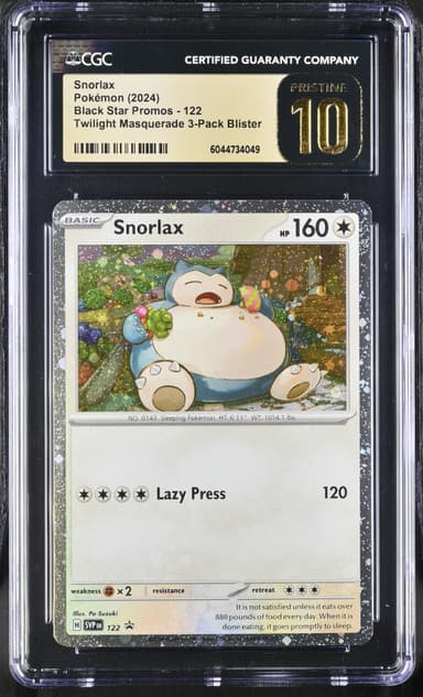 BLACK STAR PROMO TWILIGHT MASQUERADE 3-PACK BLISTER SNORLAX
