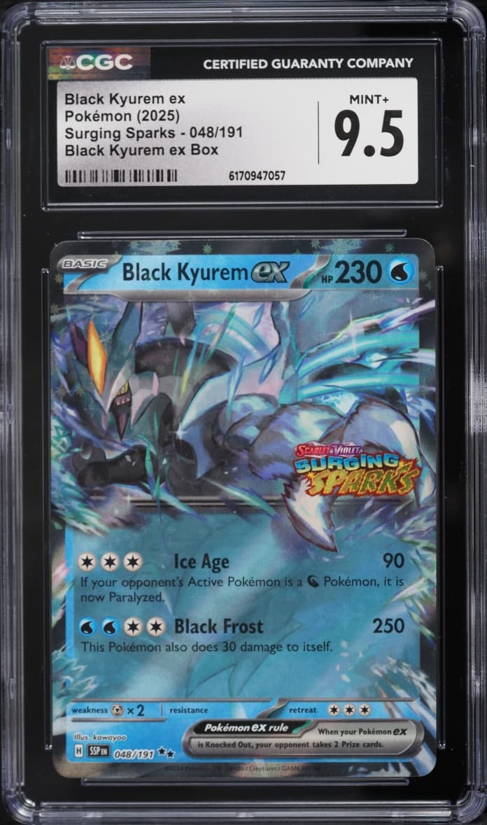 Pokemon SV Surging Sparks Black Kyurem ex Box Black Kyurem EX #048