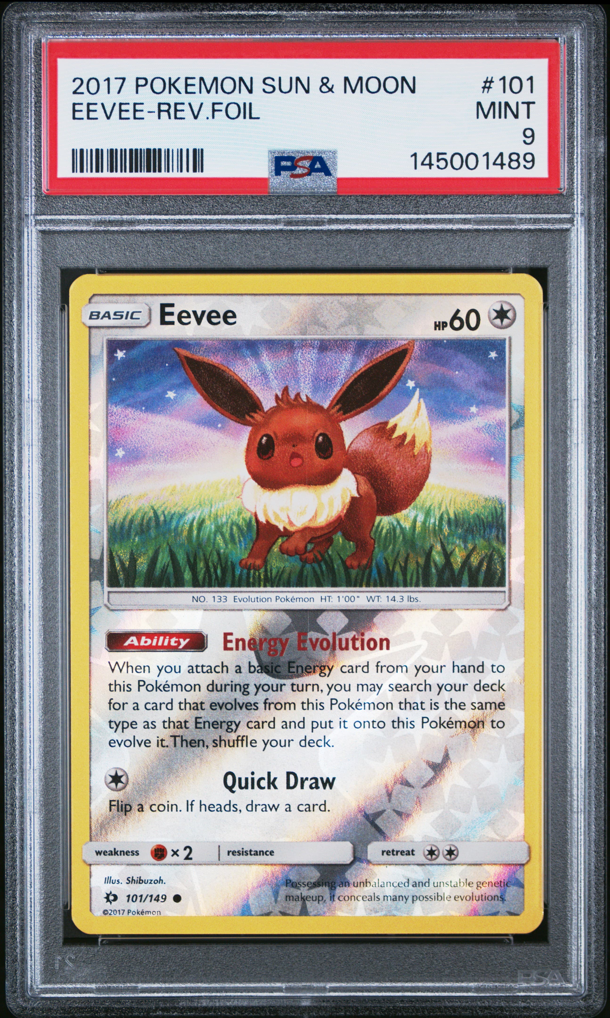 Eevee-Reverse Foil