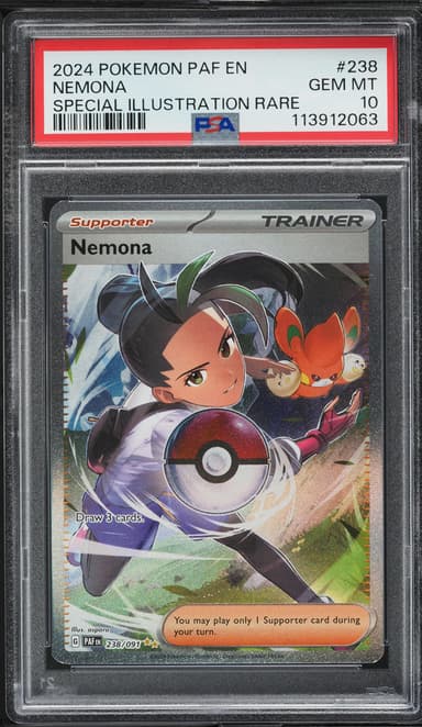 Pokemon Scarlet & Violet Paldean Fates SIR Nemona #238