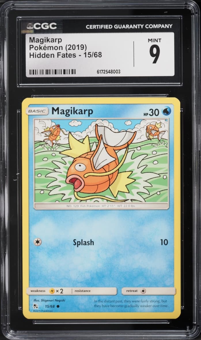 Pokemon Sun & Moon Hidden Fates Magikarp #15