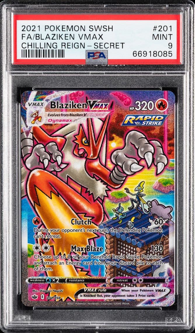 2021 #201 Full Art/Blaziken Vmax