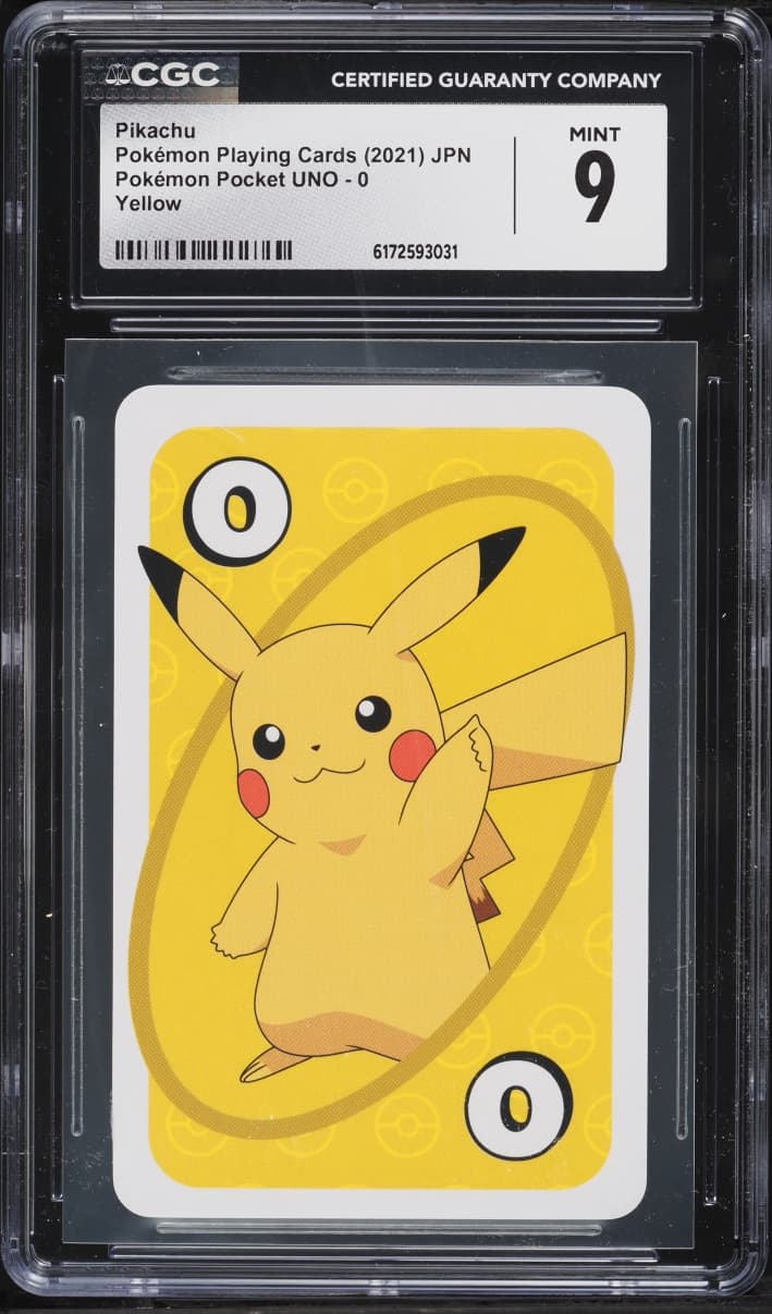 Pokemon Japanese Playing Cards Pocket UNO Yellow Pikachu #0