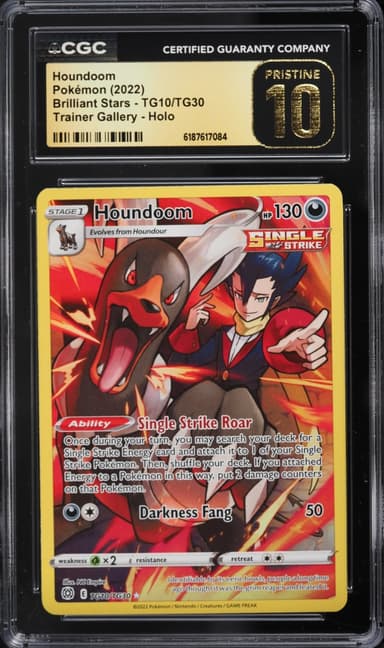Pokemon Sword & Shield Brilliant Stars CHR Houndoom #TG10
