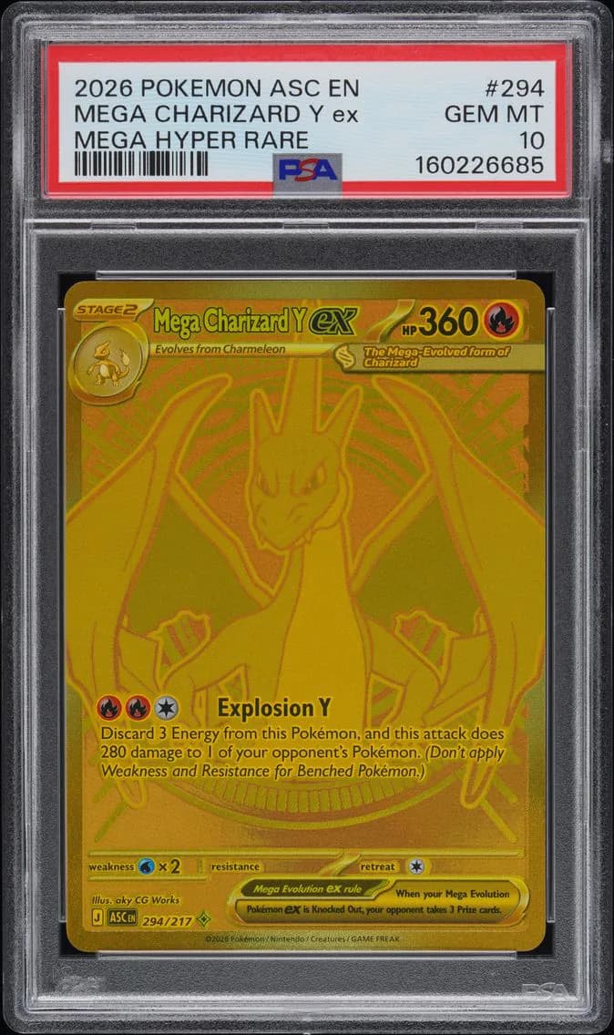 2026 #294 Mega Charizard Y EX PS