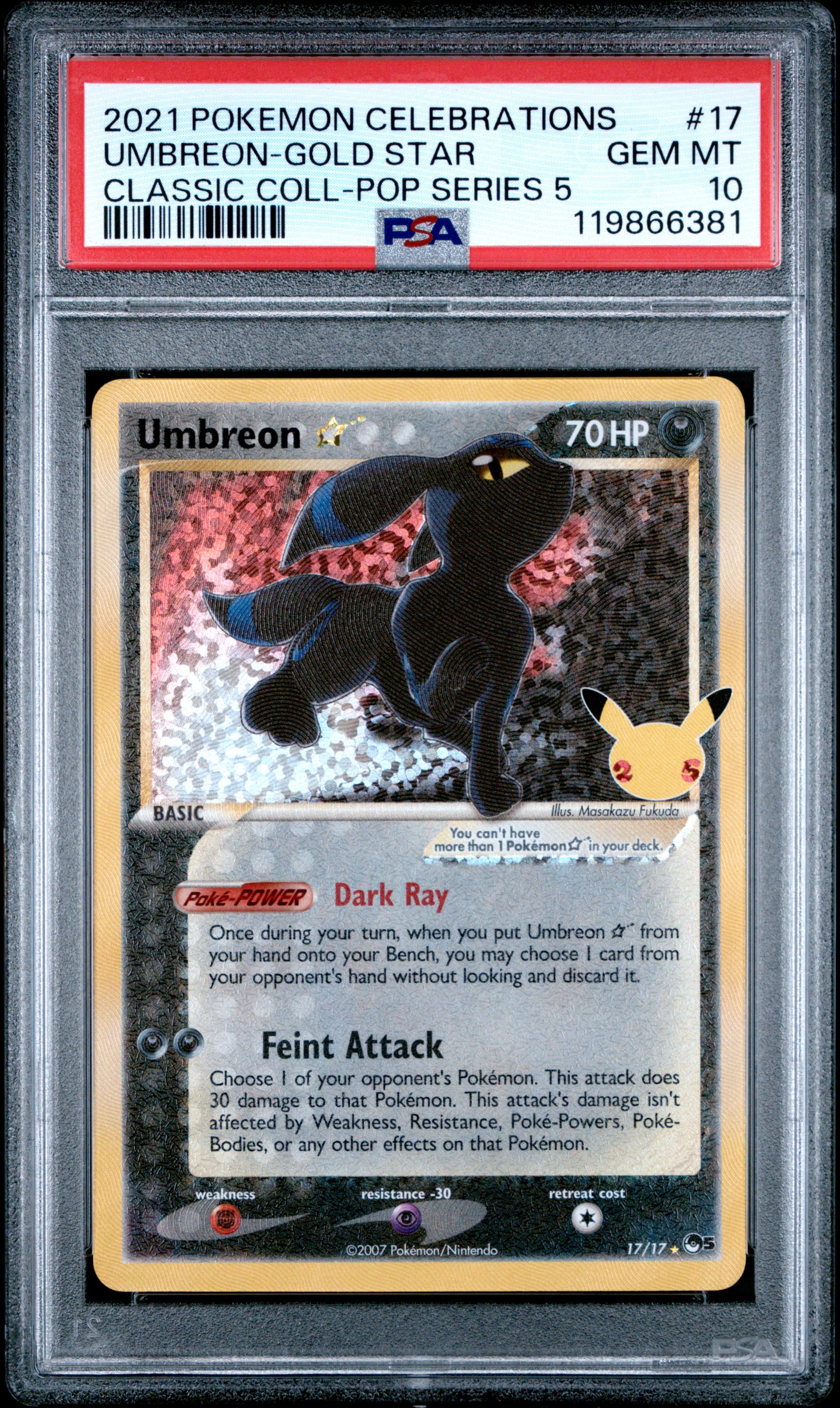 Umbreon-Gold Star