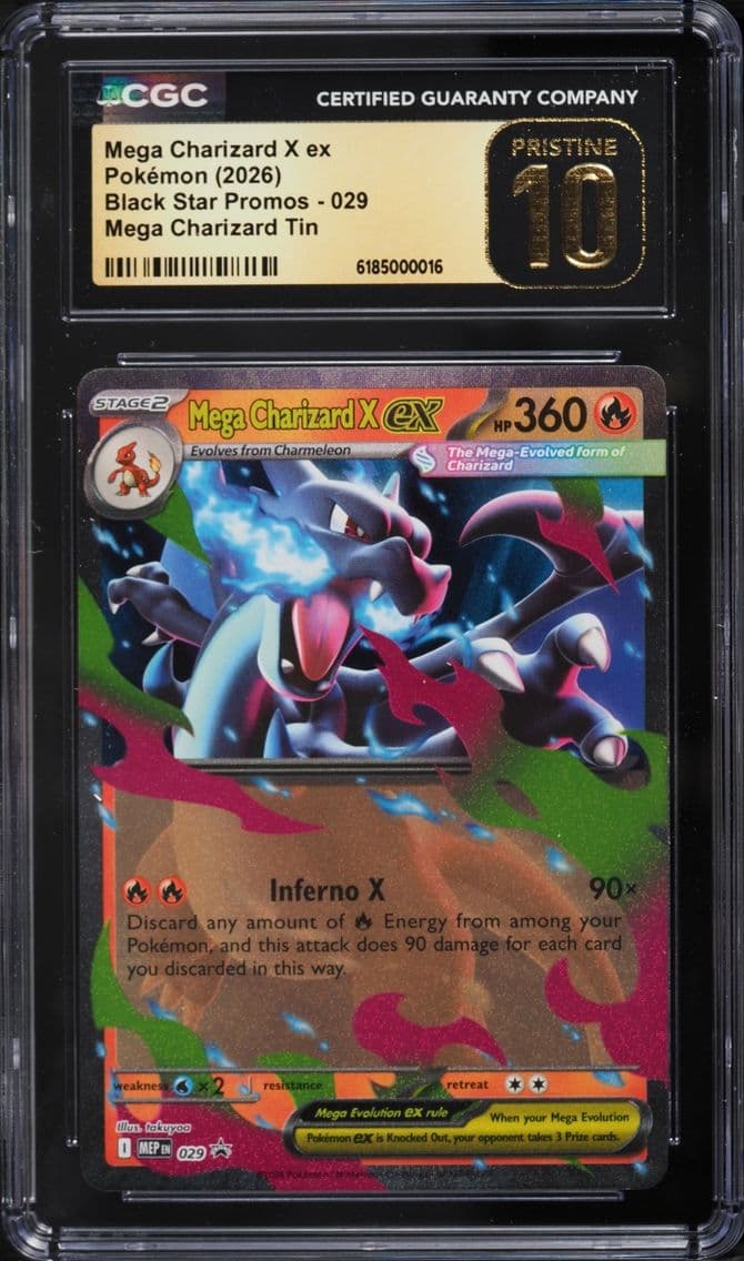 2026 #29 Mega Charizard X Ex CGC
