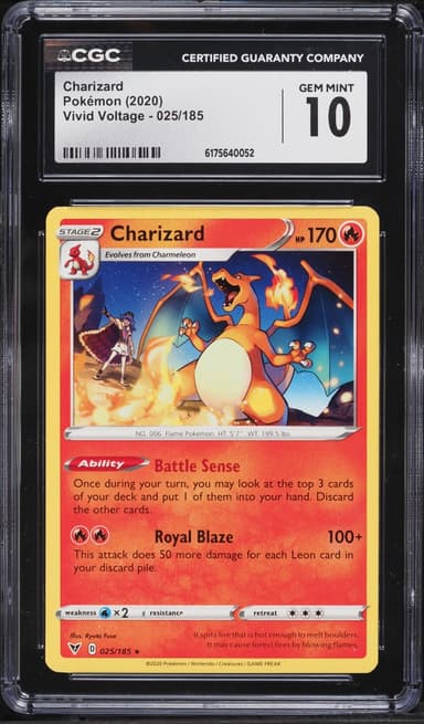 Pokemon Sword & Shield Vivid Voltage Charizard #25