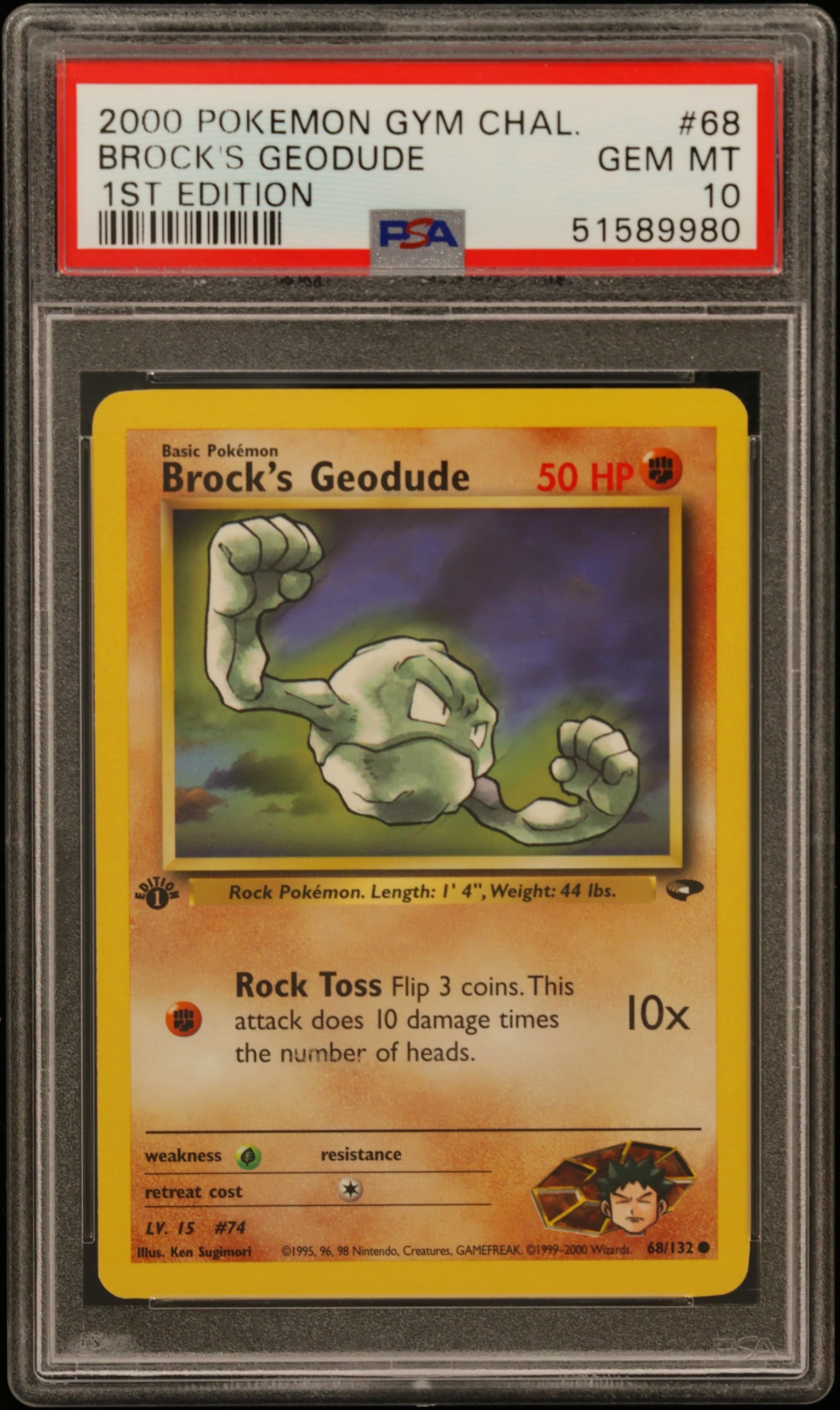 Brock's Geodude 1st Edition