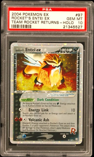 Rocket's Entei EX-Holo