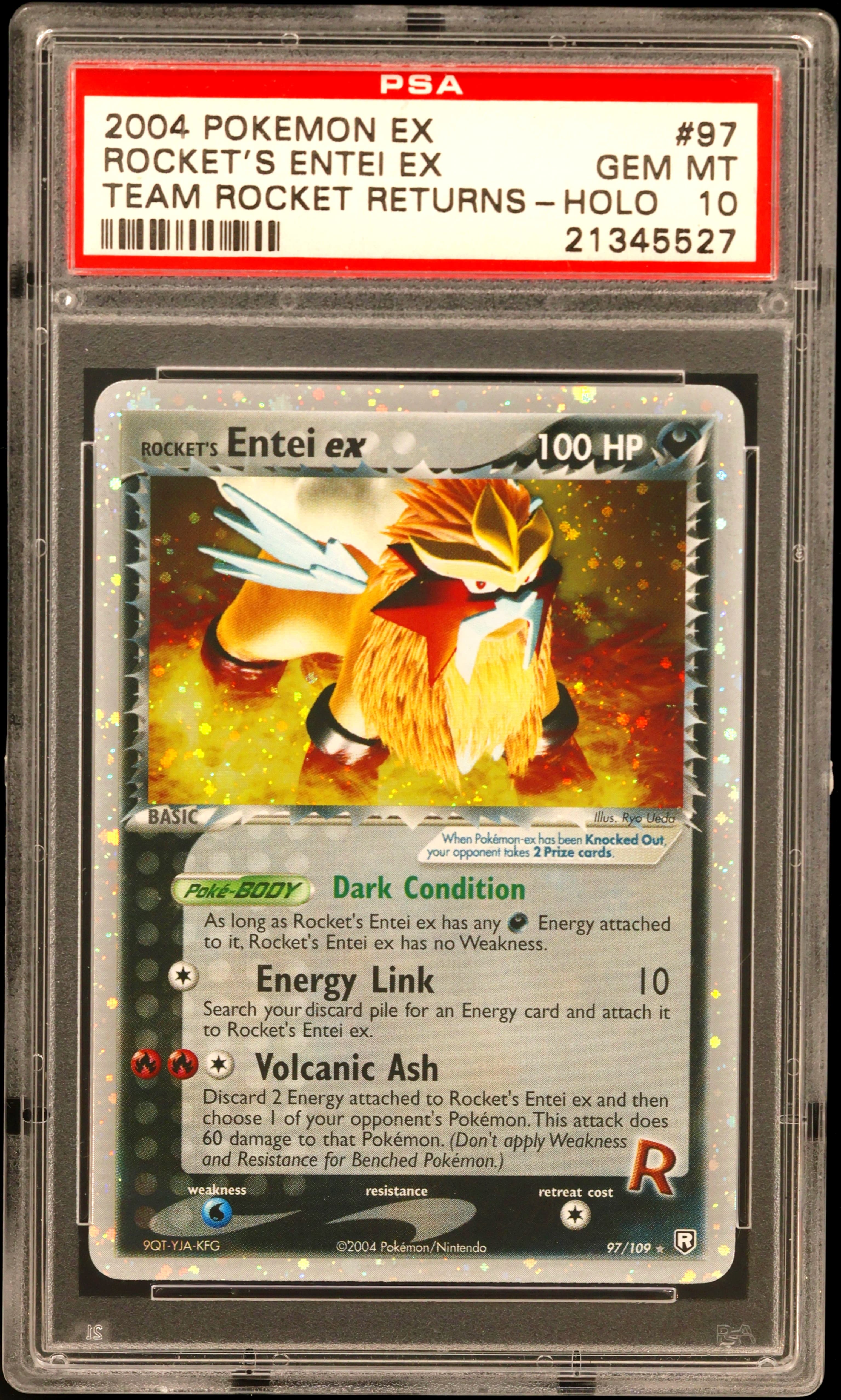 Rocket's Entei EX-Holo
