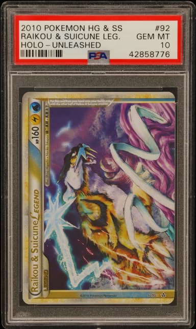 Raikou & Suicune Legend-Holo