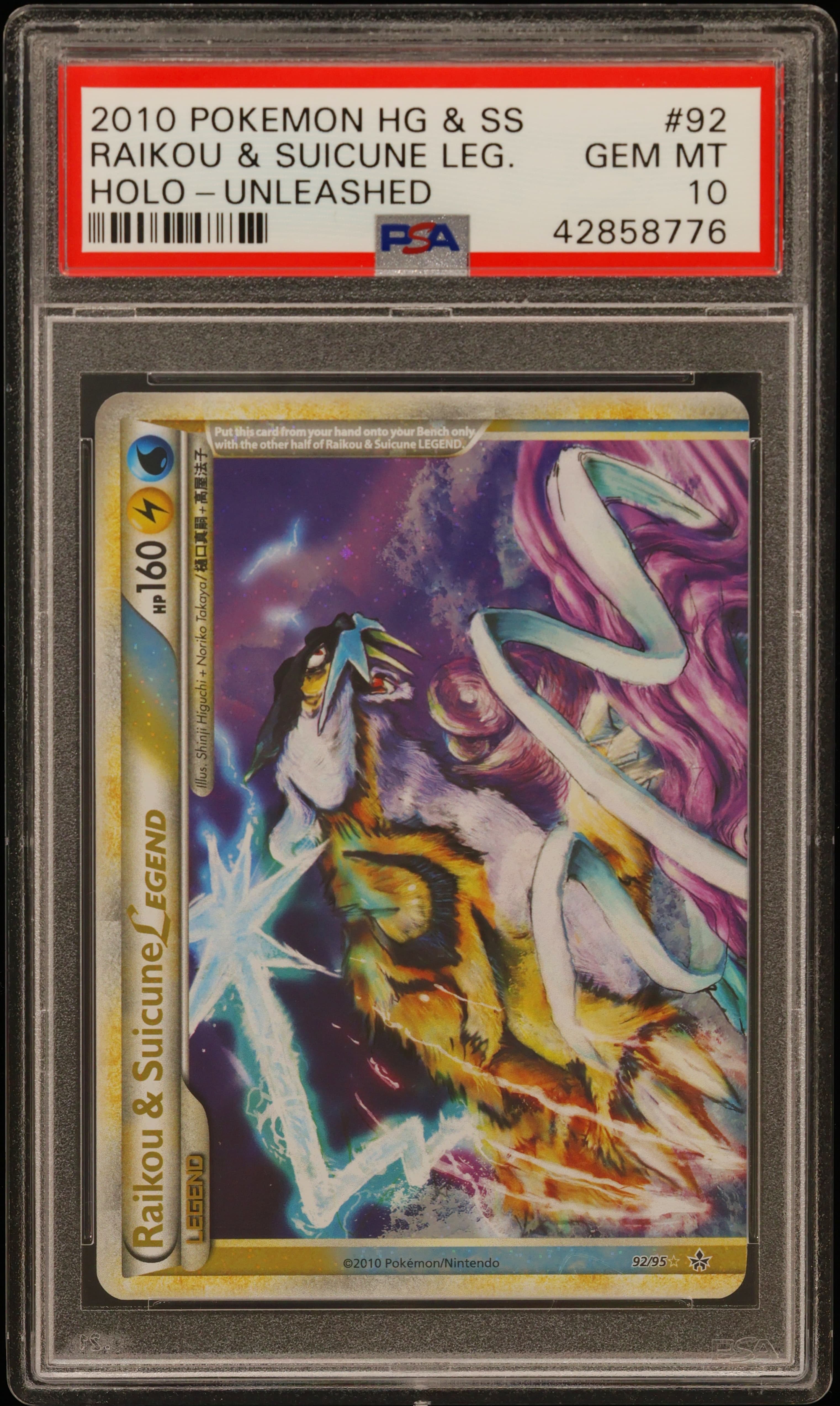 Raikou & Suicune Legend-Holo
