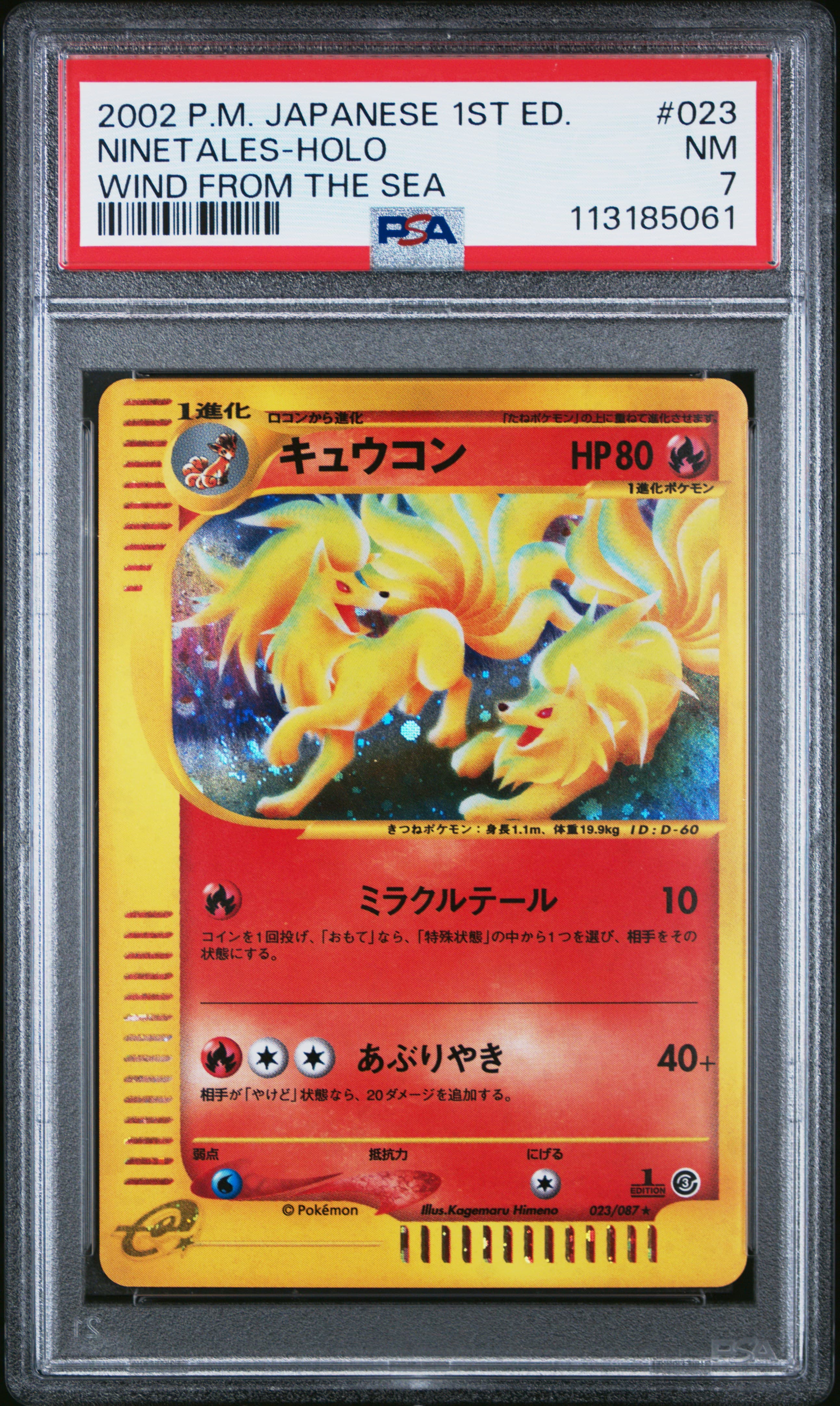 Ninetales-Holo 1st Edition