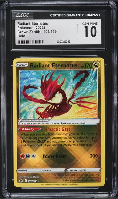 Pokemon Sword & Shield Crown Zenith Radiant Eternatus #105