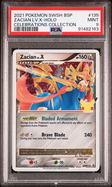 Zacian LV.X-Holo