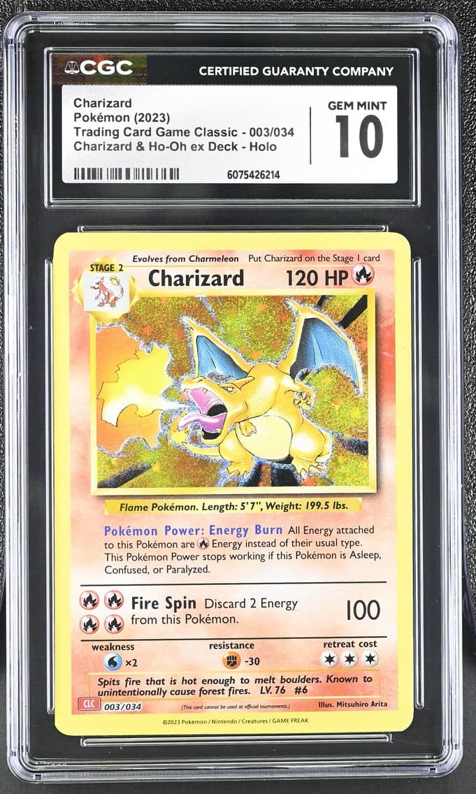 2023 #003 Charizard CGC 10 Tradi