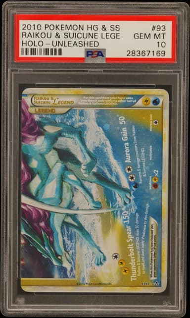 Raikou & Suicune Legend-Holo