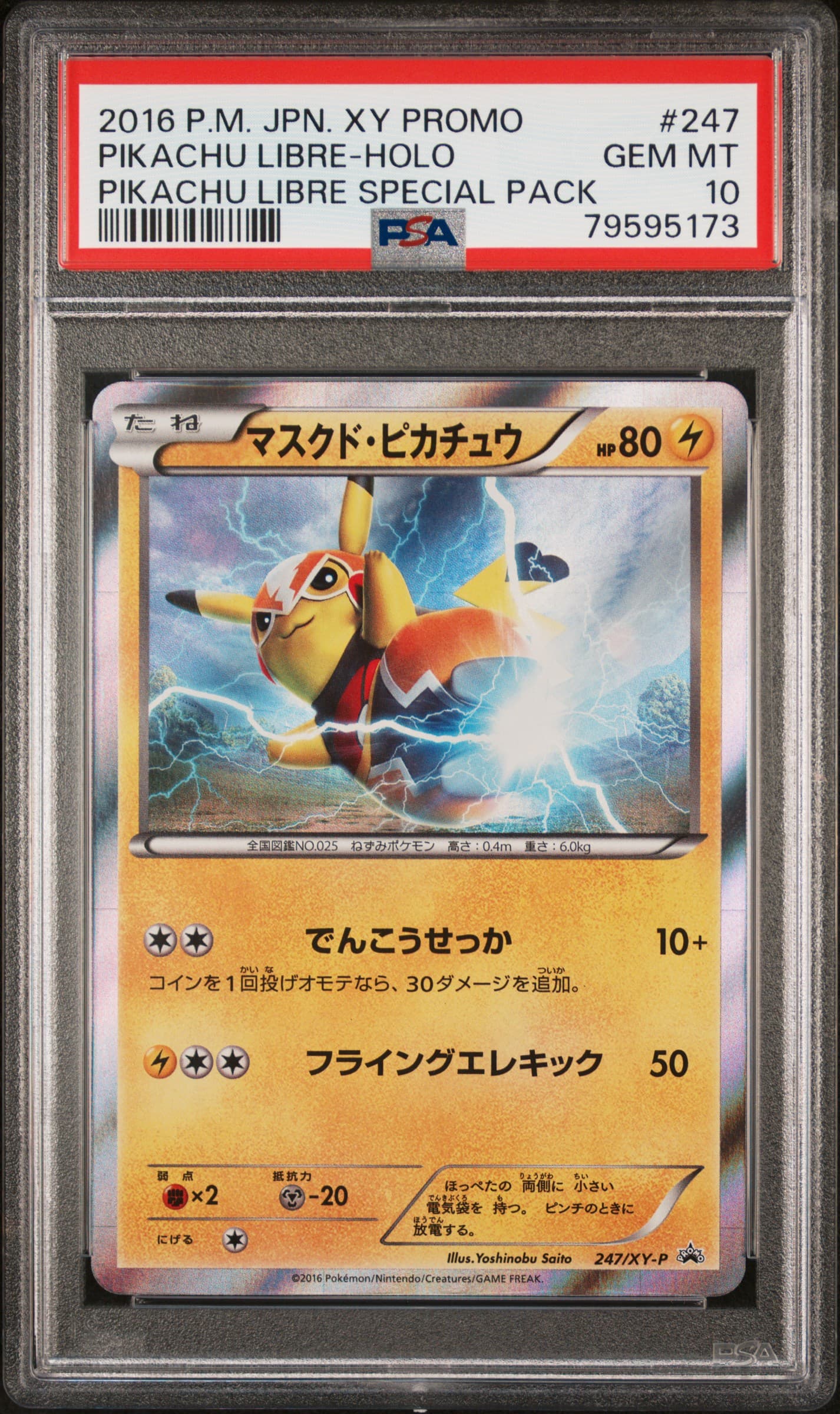Pikachu Libre-Holo