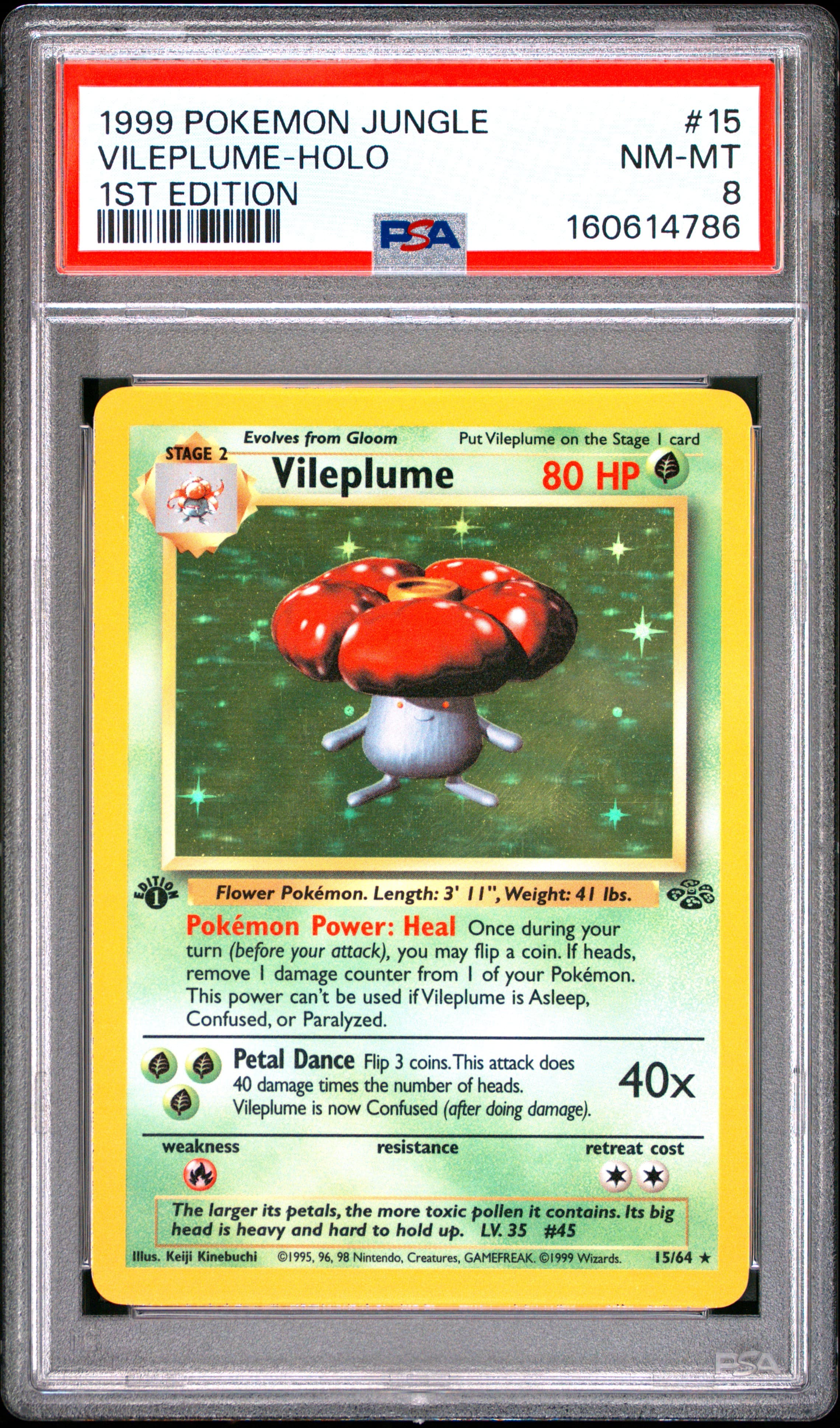 Vileplume-Holo 1st Edition
