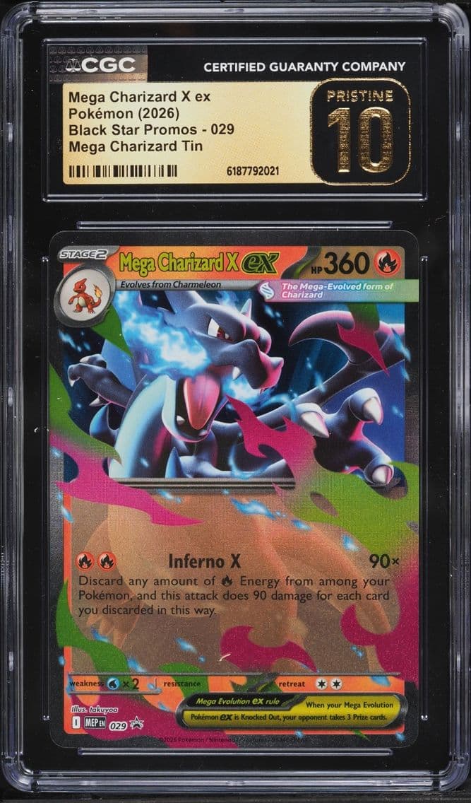 2026 #29 Mega Charizard X Ex CGC