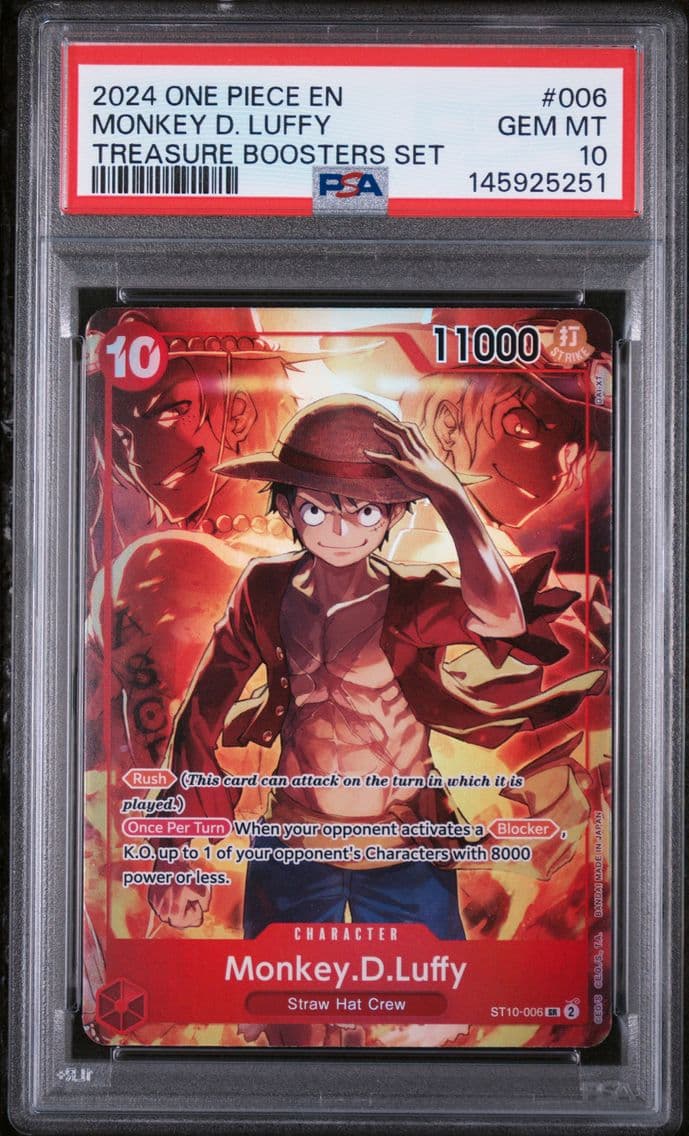 2024 #006 Monkey D. Luffy PSA 10