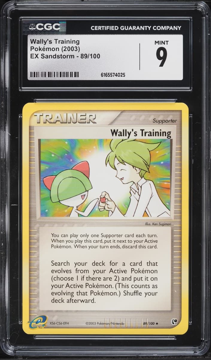 Pokemon EX Sandstorm Wally's Training #89
