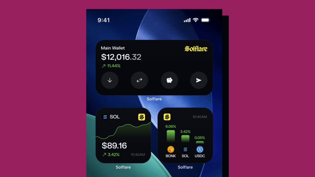Wallet at a glance visual