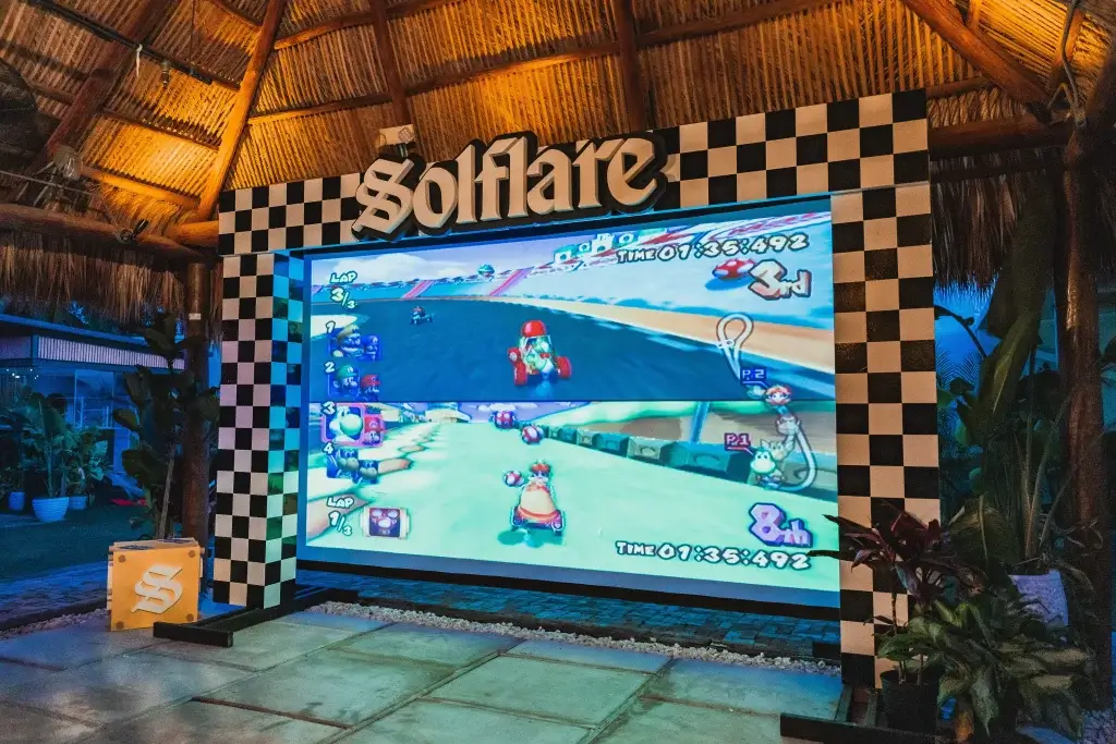 Solflare mario kart stand
