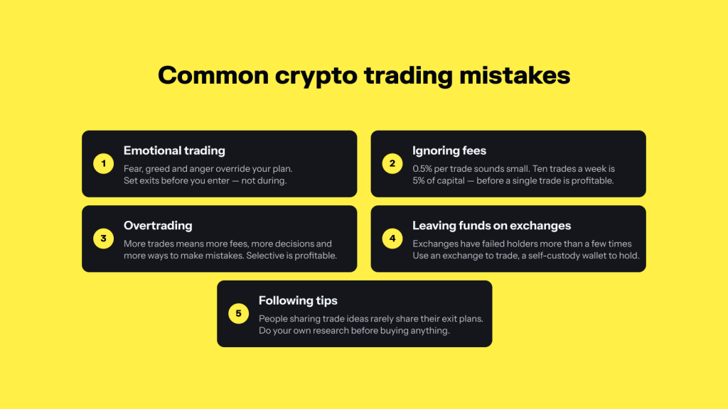 common crypto trading mistakes
