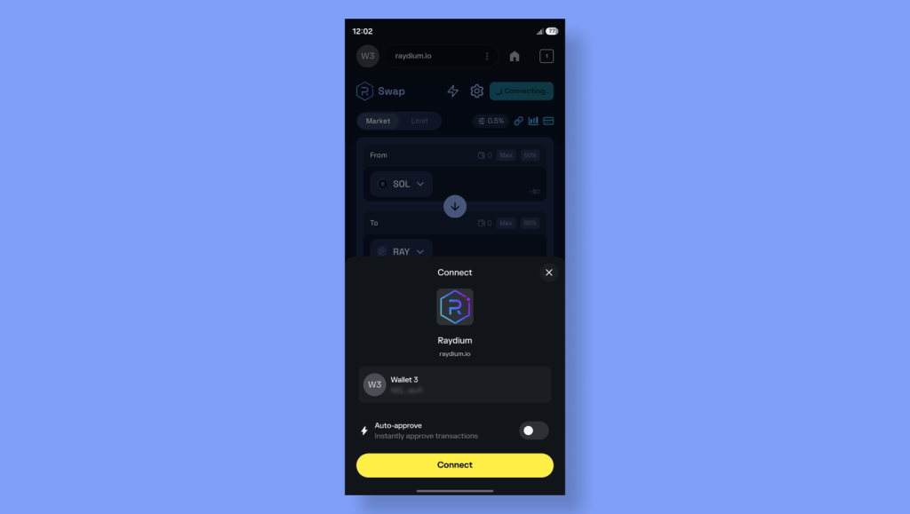 Access DeFi protocols visual