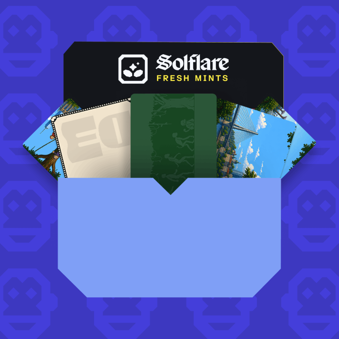 Introducing Solflare Fresh Mints: Mint Your Wallet Background NFT